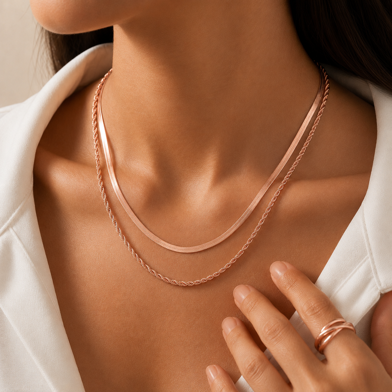 Vida Double Necklace