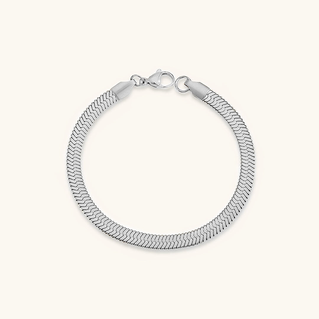 Elizabeth Gold Herringbone Bracelet