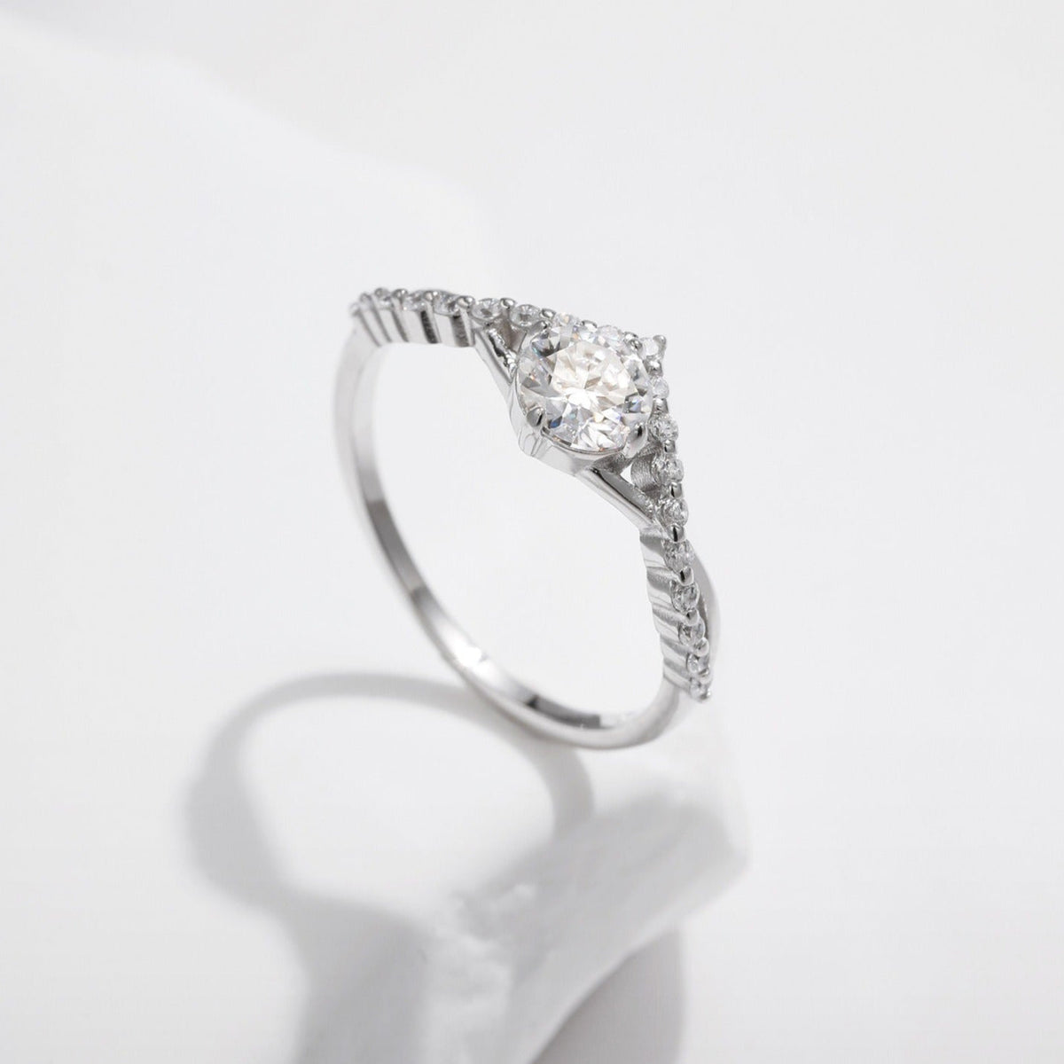 Vivienne Crystal Silver Ring