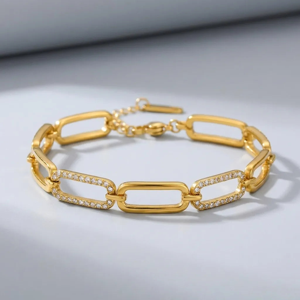 Sofia Gold Link Bracelet
