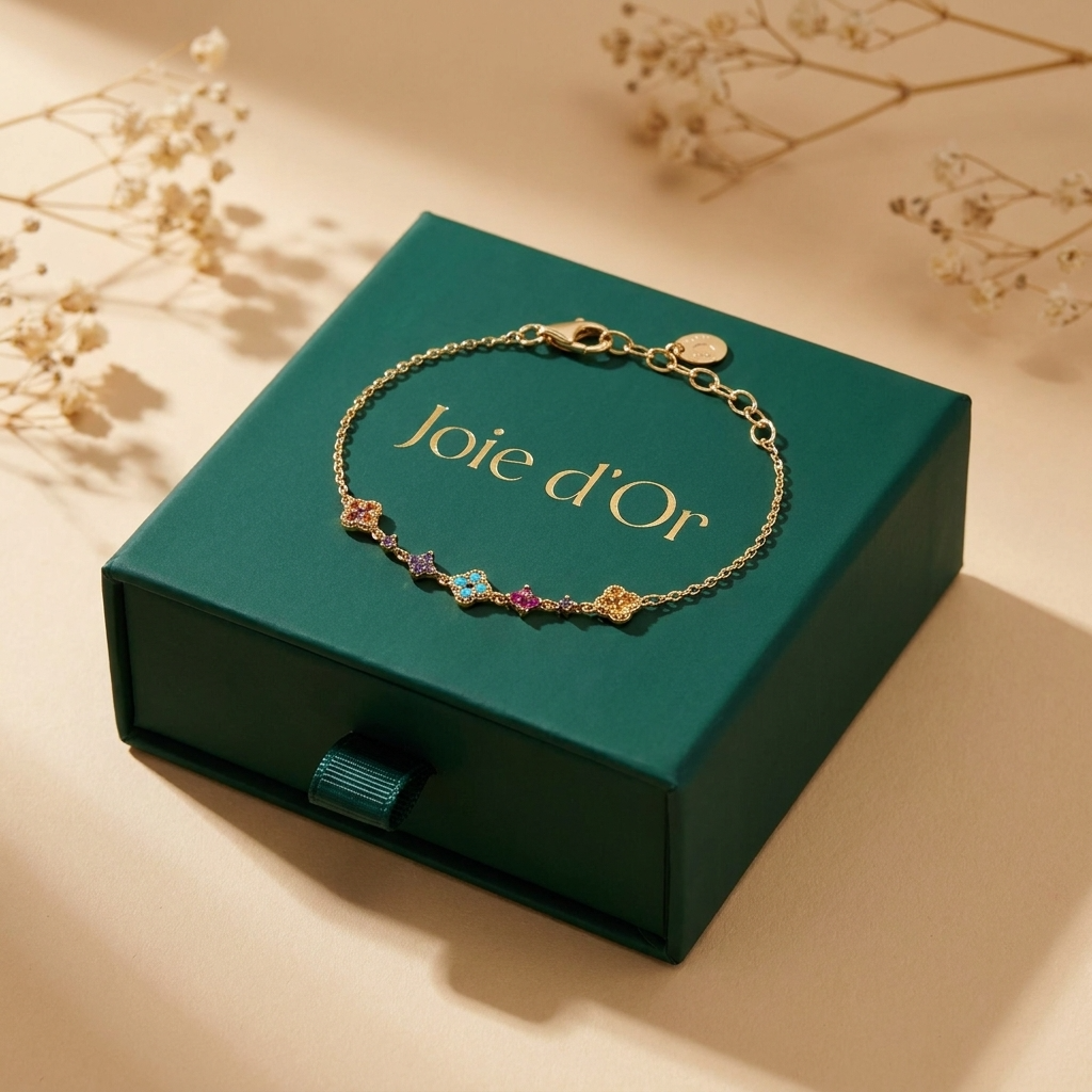 Aurélie Gold Cluster Bracelet
