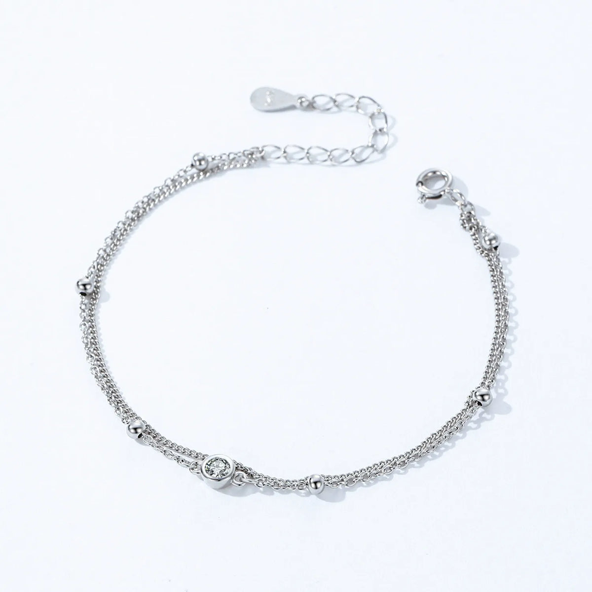 Amélie Silver Beads Bracelet