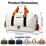 Aurea Weekender Travel Bag with Shoe Compartment