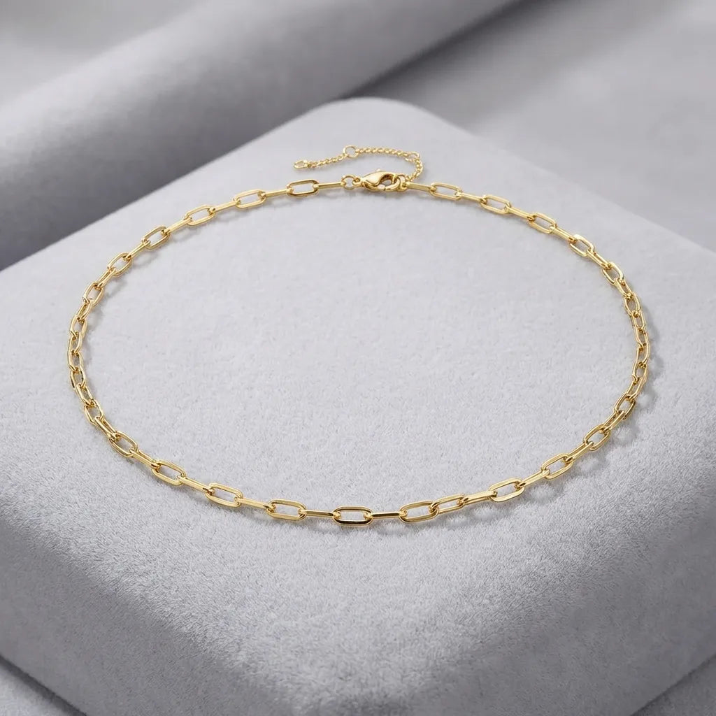 Nadia Paperclip Chain Necklace
