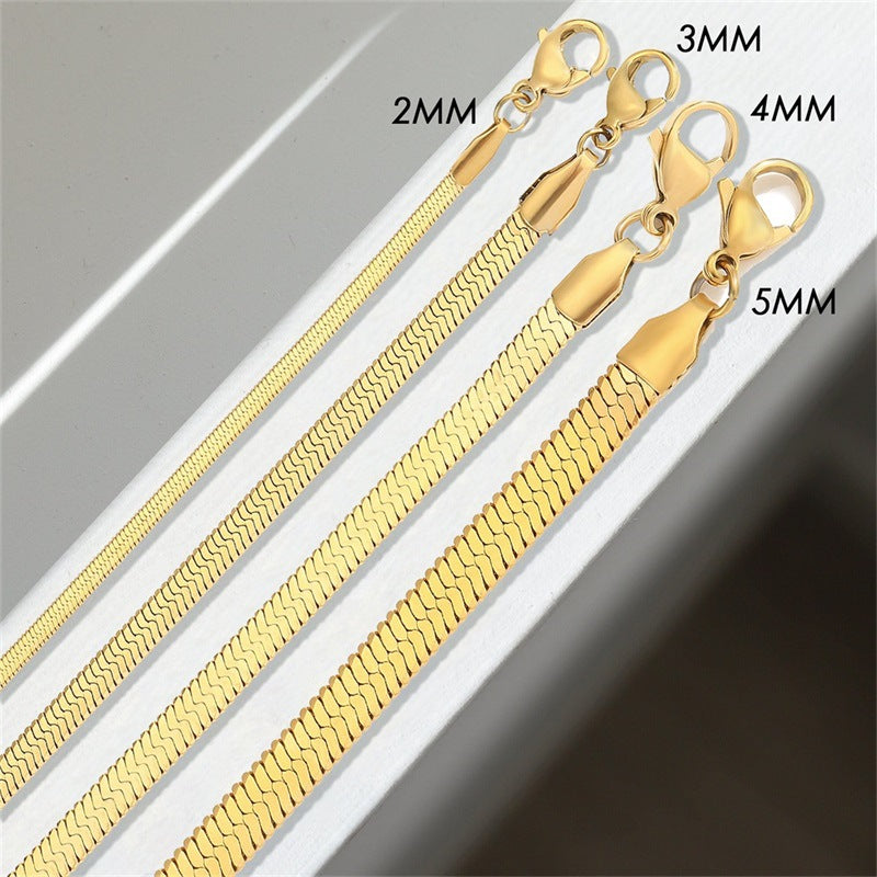 Elizabeth Gold Herringbone Bracelet