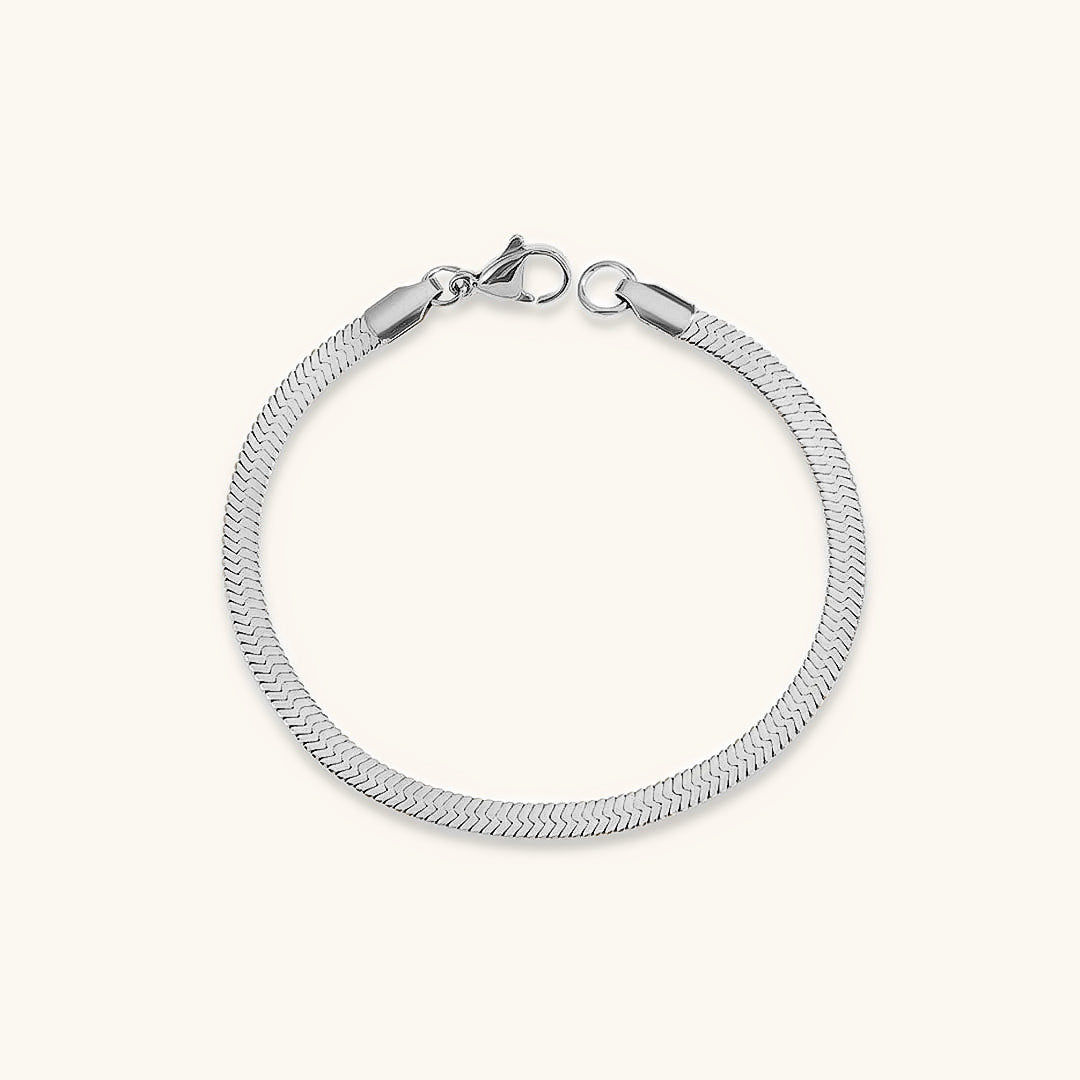 Elizabeth Gold Herringbone Bracelet