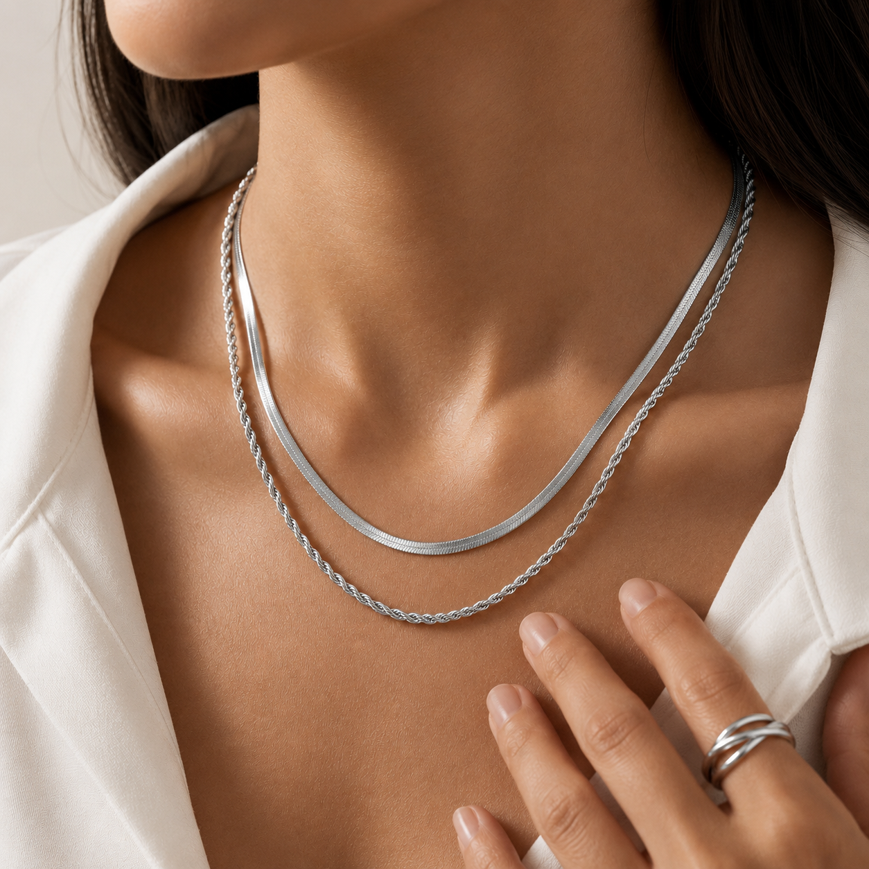 Vida Double Necklace