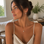 Water Drop Pearl Necklace & Earrings
