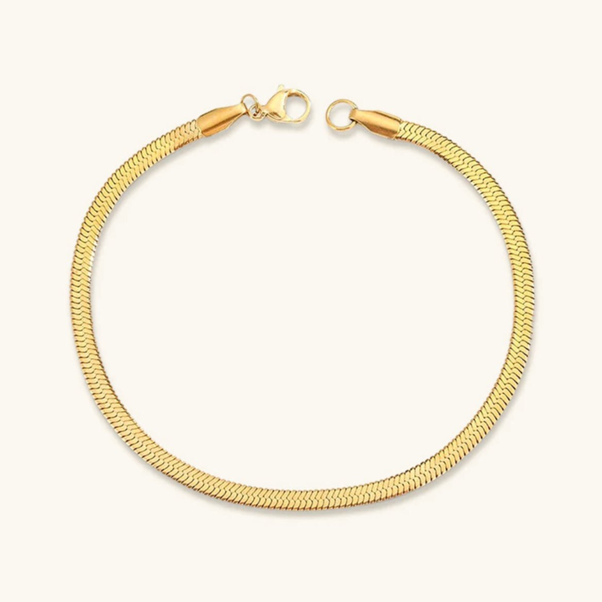 Elizabeth Gold Herringbone Bracelet