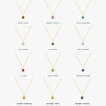Amelia Birthstone Necklace
