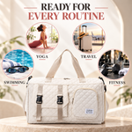 Aurea Quilted Weekender Travel Bag