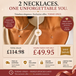 Timeless Double Layer Necklace Set + Complimentary Blossom Necklace