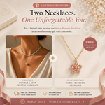 Timeless Double Layer Necklace Set + Complimentary Blossom Necklace