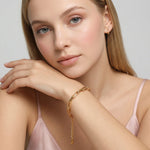 Amélie Minimalist Gold Link Bracelet