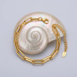 Amélie Minimalist Gold Link Bracelet