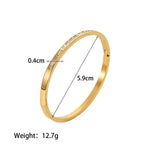 Grace Gold Diamond Bangle