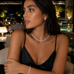 Elegant Water Drop Necklace, Earrings & Bracelet Set Multiple Colour Options