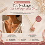 Timeless Double Layer Necklace Set + Complimentary Blossom Necklace