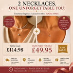 Timeless Double Layer Necklace Set + Complimentary Blossom Necklace