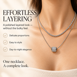 Timeless Double Layer Necklace Set