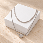Timeless Double Layer Necklace Set