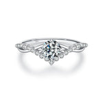 Vivienne Crystal Silver Ring