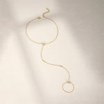 Amélie Crystal Flowers Chain Bracelet