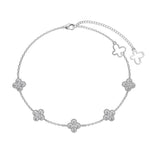 Aurélie Clover Crystal Bracelet