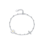 Elise Marguerite Croix Bracelet
