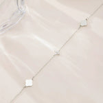 Inès Clover & Crystal Necklace