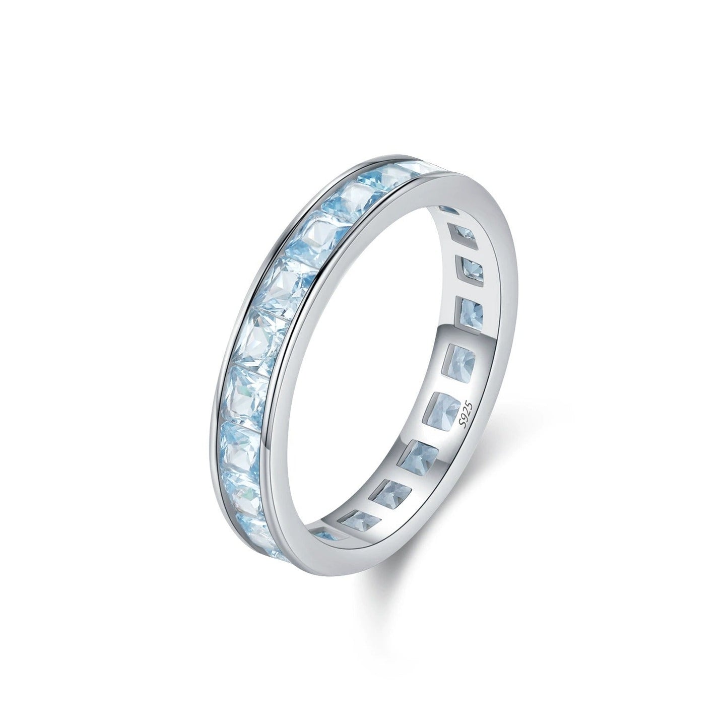 Sienna Blue Silver Band