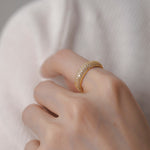 Emilie Luxe Pavé Ring