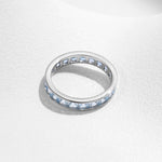 Sienna Blue Silver Band