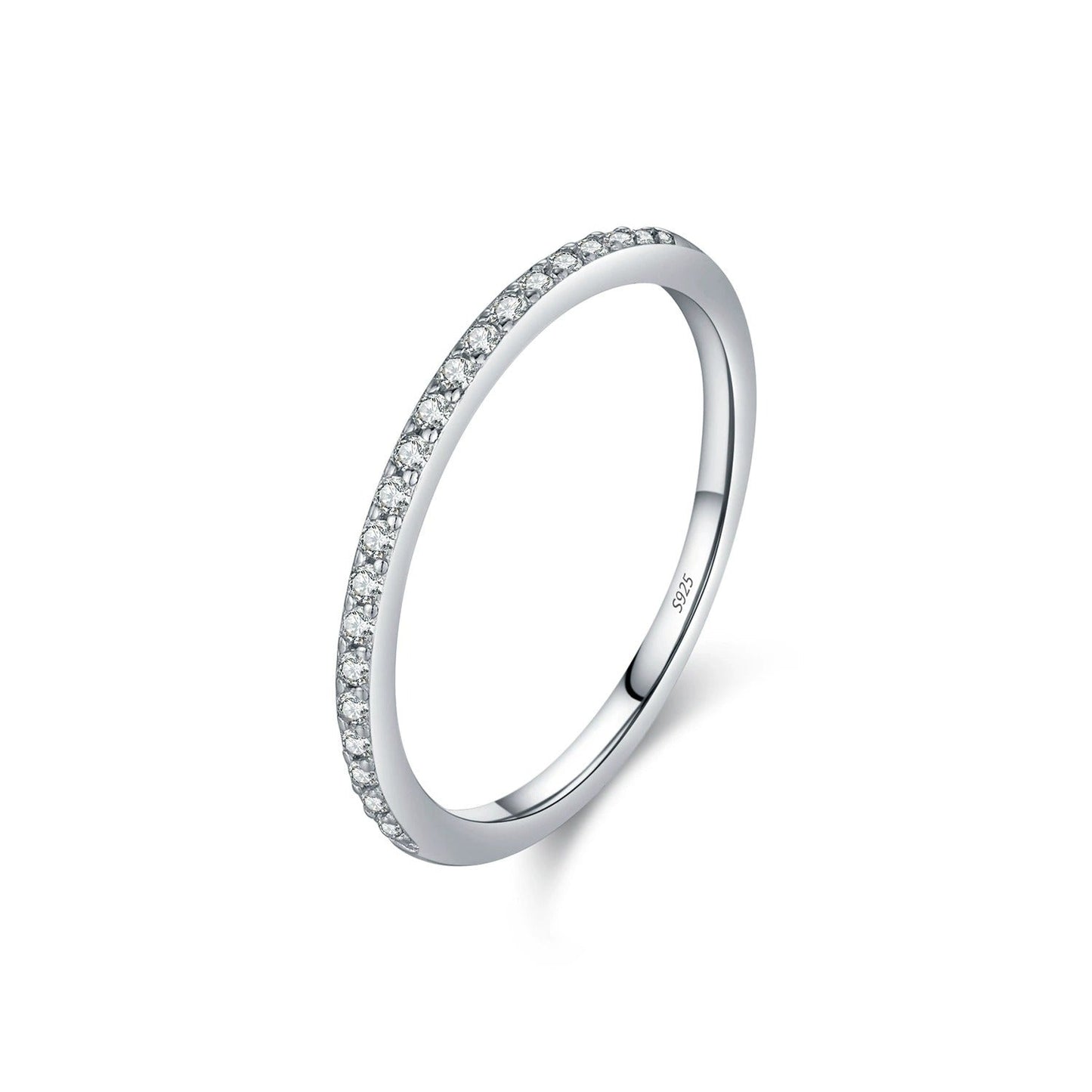 Ariana Pavé Silver Ring