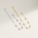 Aurélie Clover Crystal Bracelet