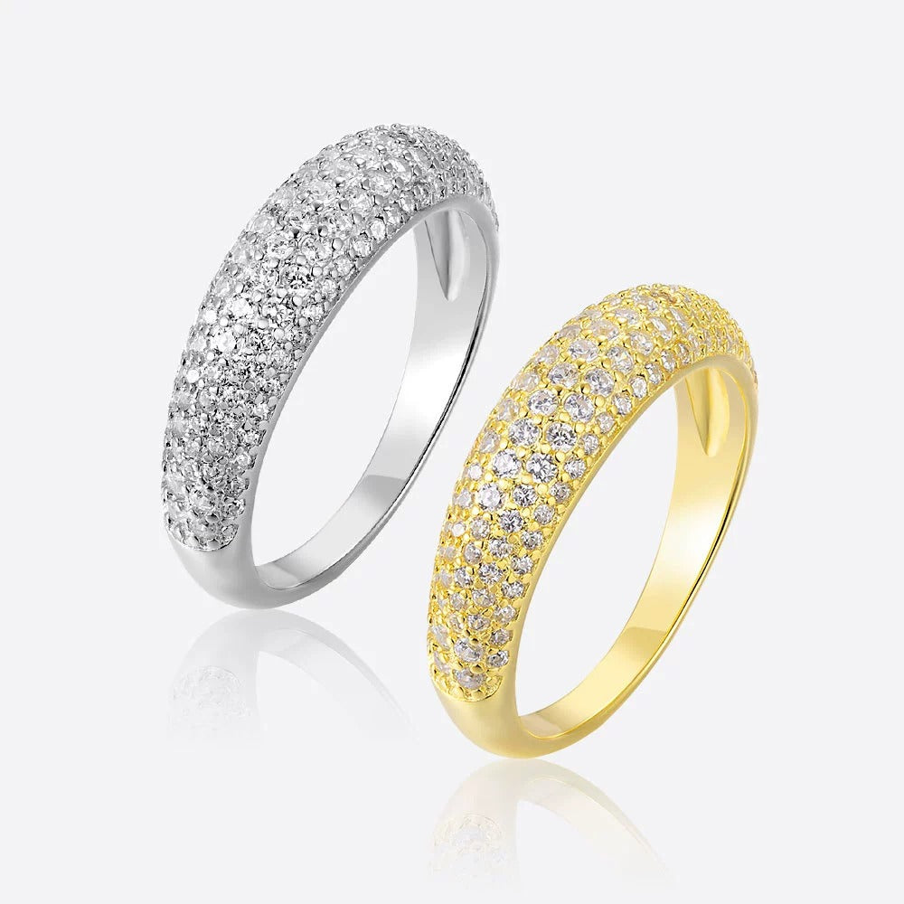 Emilie Luxe Pavé Ring