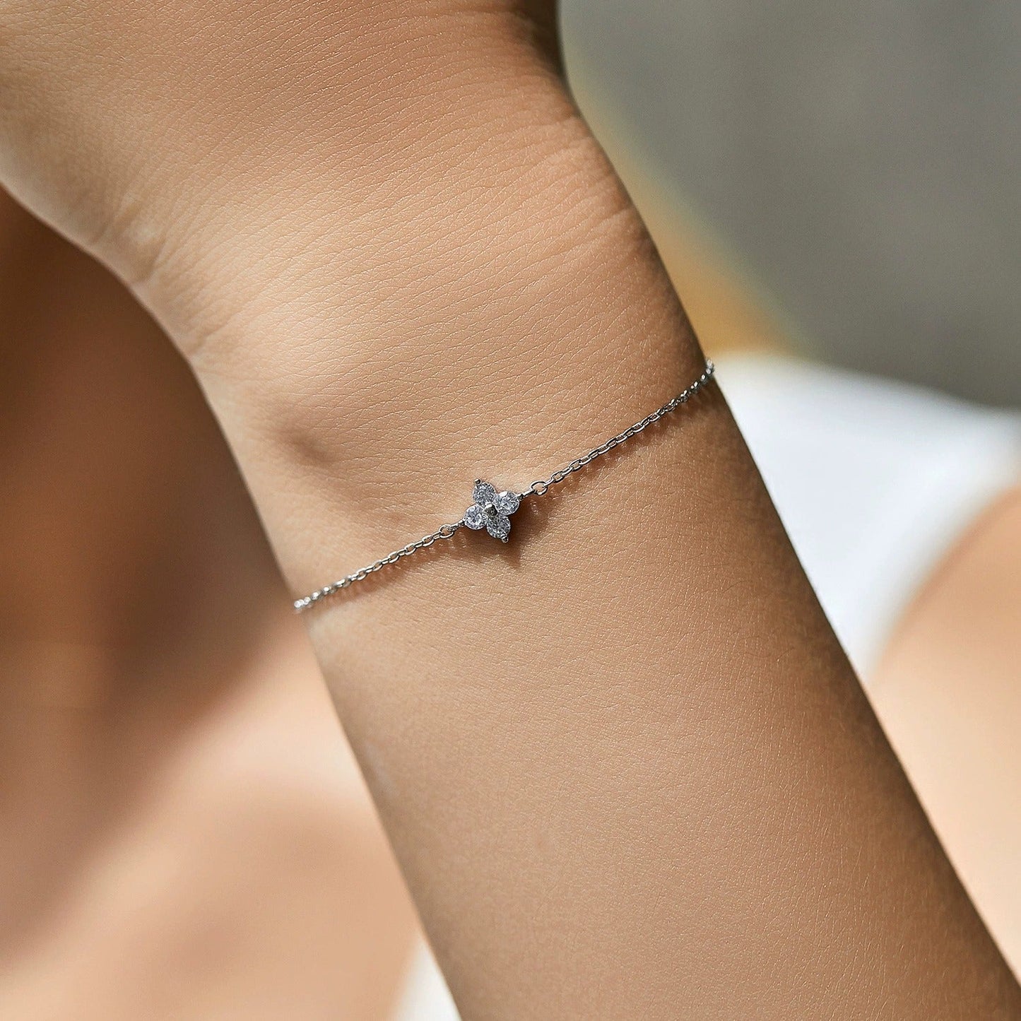Camille Sparkle Chain Bracelet