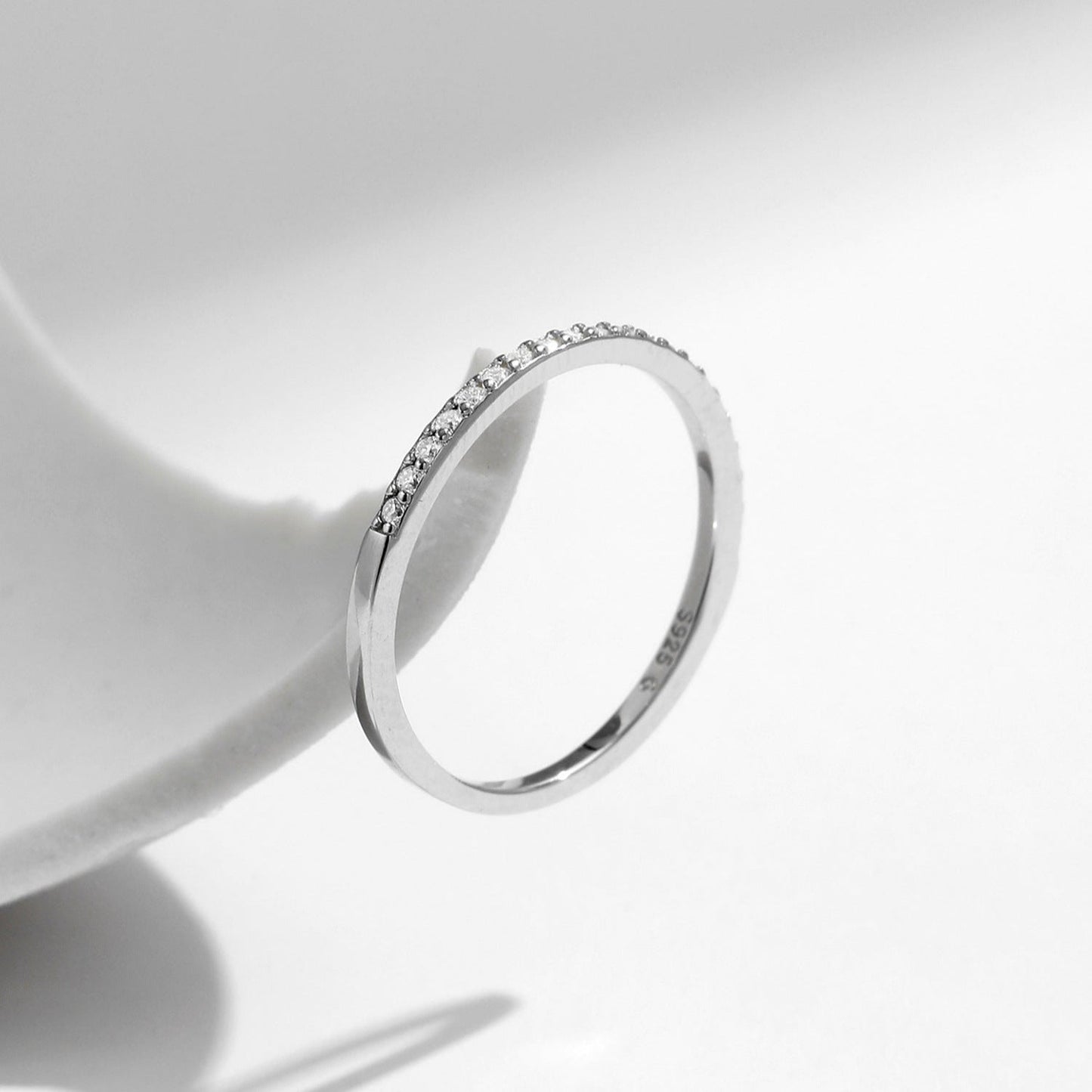 Ariana Pavé Silver Ring