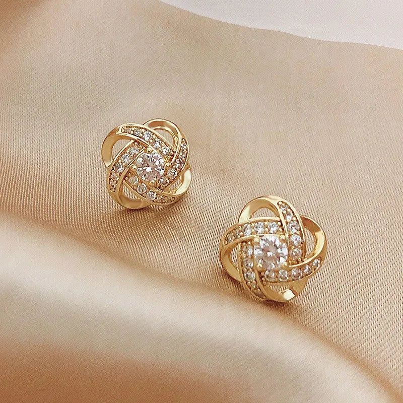 Elegant Geometric Stud Earrings for Women