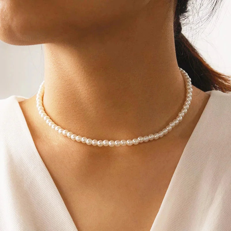 Vintage Pearl Chain Necklace – Free Shipping and VAT Included