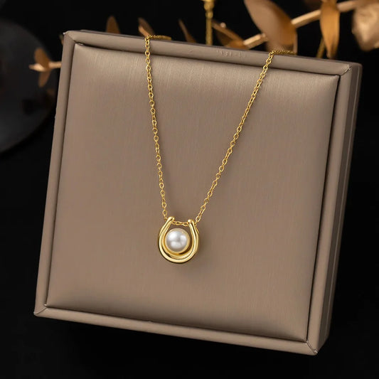 Elegant Pearl Necklace · Free Delivery · VAT Included