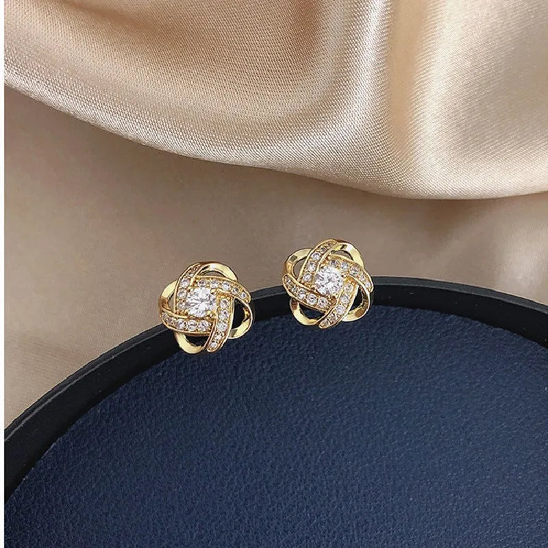 Elegant Geometric Stud Earrings for Women
