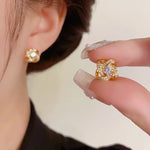 Elegant Geometric Stud Earrings for Women