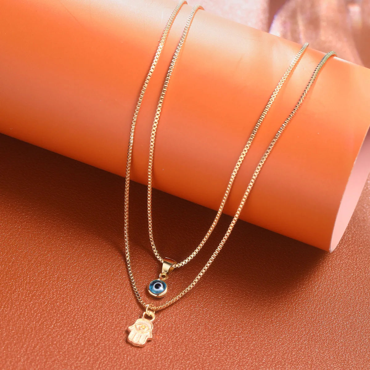 Evil Eye & Hamsa Energy Necklace