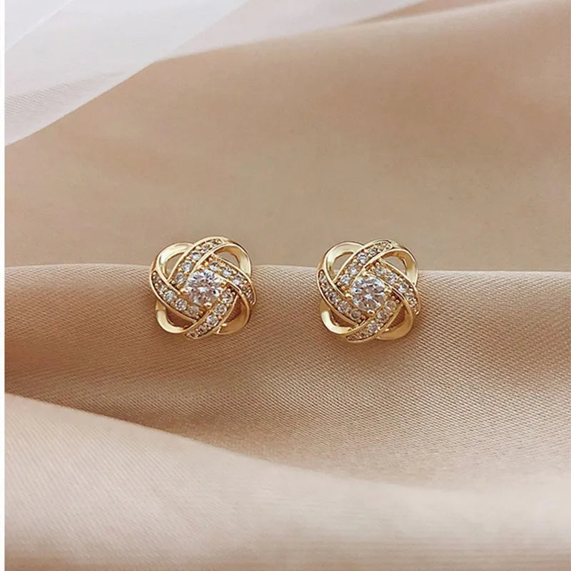 Elegant Geometric Stud Earrings for Women