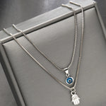 Evil Eye & Hamsa Energy Necklace