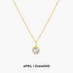 Amelia Birthstone Necklace