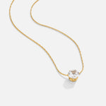 Lora Round Crystal Necklace