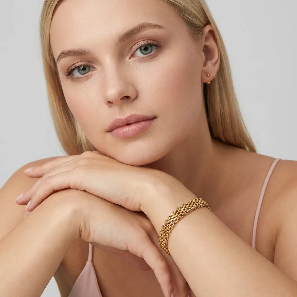 Imara Gold Chain Bracelet
