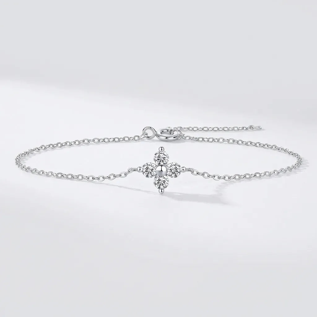 Mia Crystal Clover Bracelet